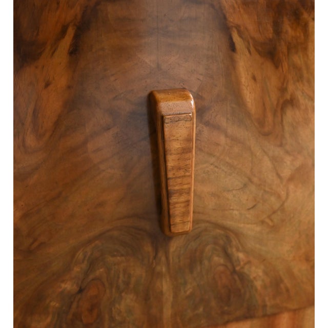 Brown Walnut Burl Dressing Table, 1920s For Sale - Image 8 of 18
