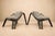 Black Pair of Organic-Shaped Iron Armchairs With Bouclé Upholstery, Brazil, 1950s For Sale - Image 8 of 18