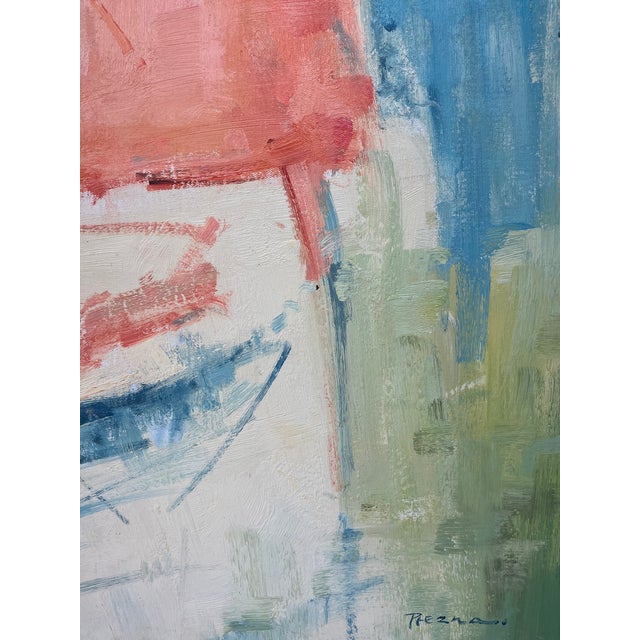 Contemporary Abstract Original Oil Painting For Sale - Image 4 of 12