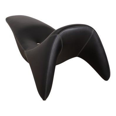 Colani in Lounger Dark Brown Vegan Leather from Kusch+Co For Sale