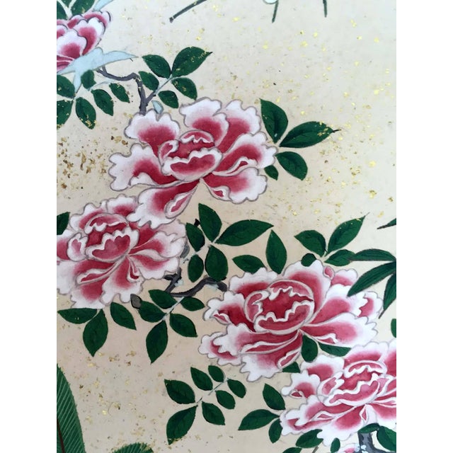Metal Pair of Rare Antique Japanese Folding Screens with Provenance For Sale - Image 7 of 10