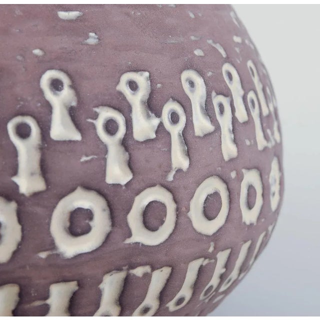 Ceramic Bowl with Abstract Pattern by Mari Simmulson for Upsala Ekeby, 1960s For Sale - Image 3 of 8