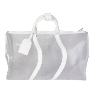 Clear Epi PVC Wavy Keepall Bandoulière 50