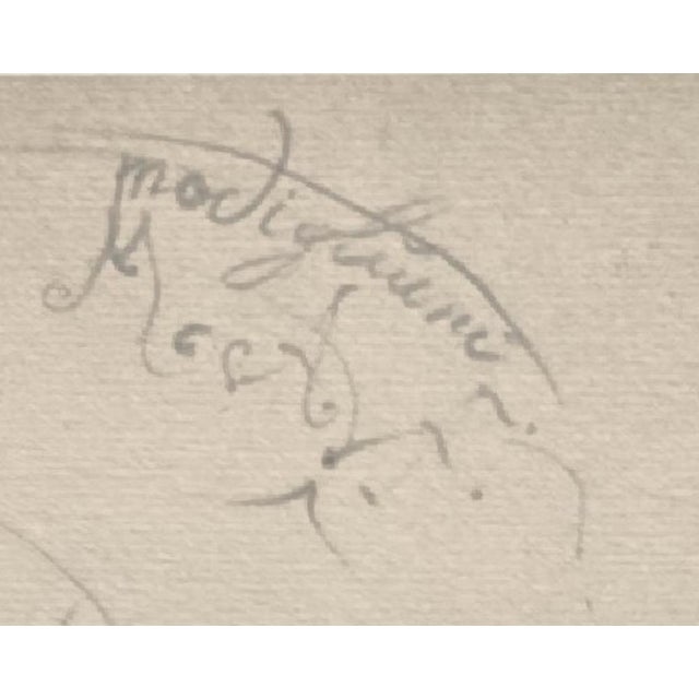1980s A. Modigliani, Study of a Woman, Lithograph For Sale - Image 5 of 7