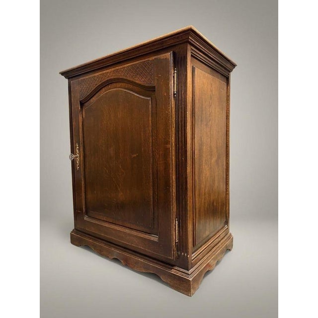 Early 20th Century French Country Oak Side Cabinet For Sale - Image 4 of 5