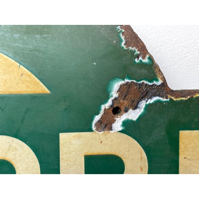 Original 1940's Mid Century Southern Railway Enamel Target Sign “Dover Priory” – British Railwayana For Sale - Image 10 of 12