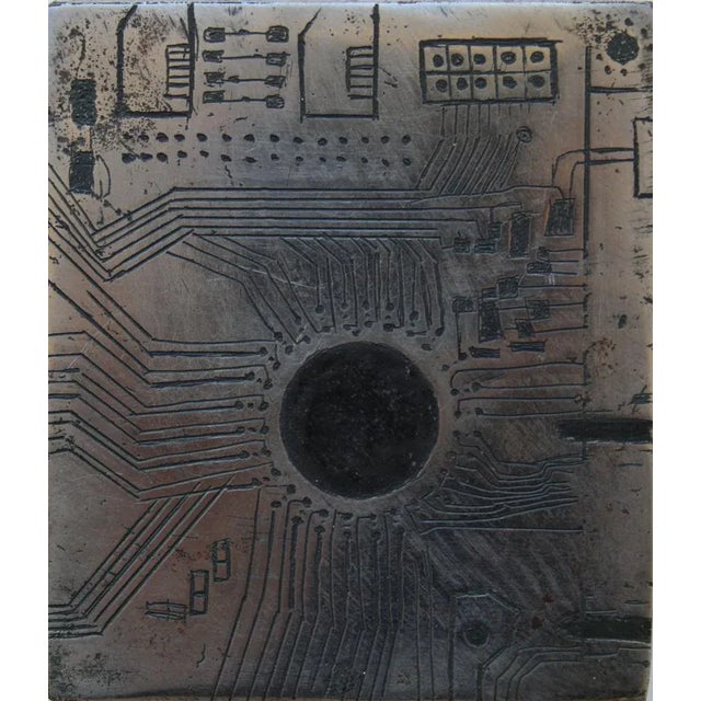 Zane Elerte, Home, 21st Century, Etched Matte Iron, in Very Good conditions. Designed from 2000 This piece is attributed...