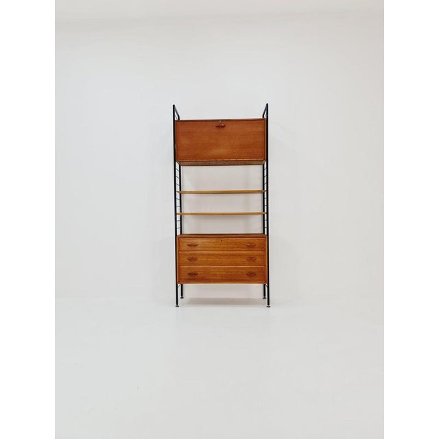 Vintage Free Standing Modular Unit Shelving System by Staples Ladderax, 1960s For Sale - Image 12 of 12