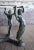 Figurative Mid 20th Century Italian Bronze Neoclassical Style Caryatid & Atlas Dining or Work Table For Sale - Image 3 of 13