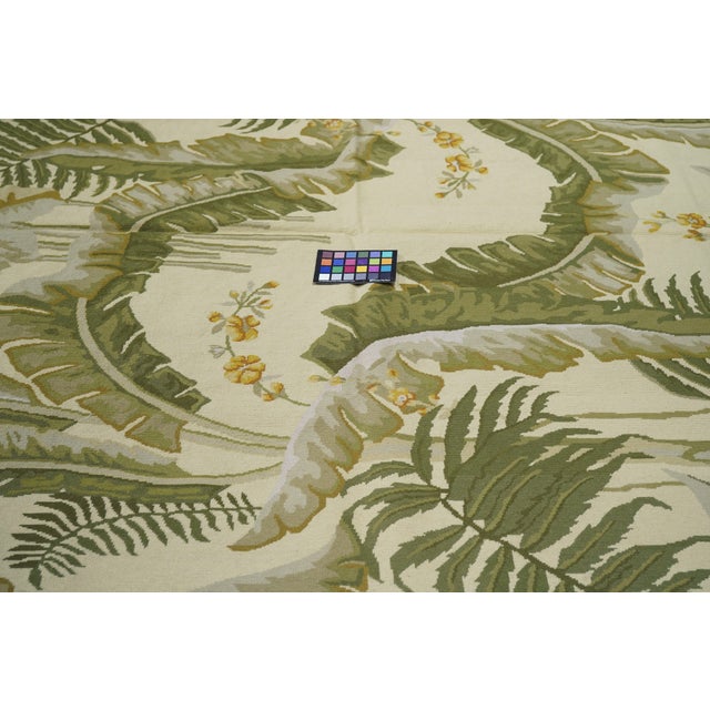 Textile French Aubusson Design Rug 8'0" X 10'0". For Sale - Image 7 of 9