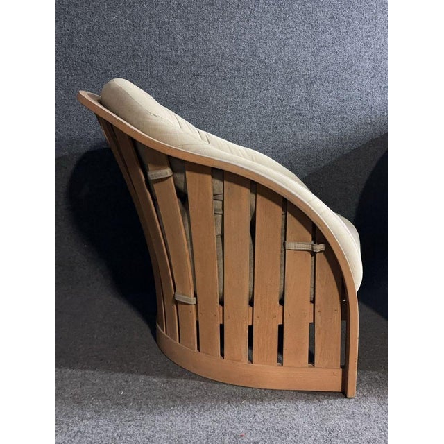 Summit Picket Lounge Chairs and Ottomans Patio Furniture For Sale - Image 10 of 12