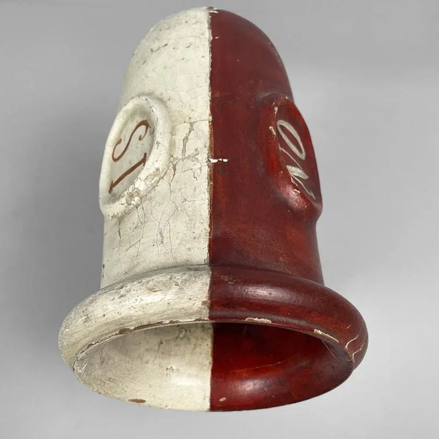 Wood Italian Secret Voting Instrument in White and Red Wood, 1800s For Sale - Image 7 of 18