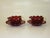 Early 20th Century Desert Bowls Venetian Glass Deep Red Delicate Gold Gilding Likely Salviati Pair - Set of 4 For Sale - Image 15 of 15