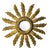 Sun Mirror in Gilded Wood, France, 1960s For Sale