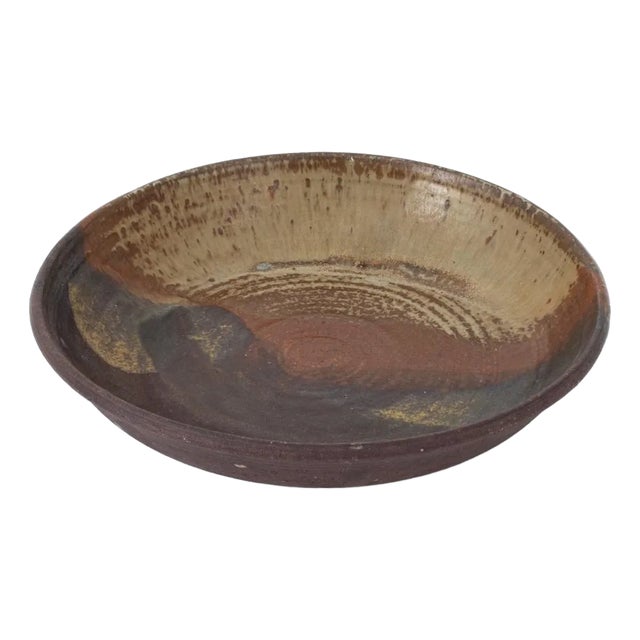 Toshiko Takaezu Glazed Stoneware Charger For Sale