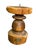 This one-of-a-kind handcrafted wooden candle holder brings sculptural warmth and rustic character to any space. Artist-...