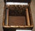 This is a mid-century sewing ottoman with storage. It combined function with style. The vinyl covering resembles a rich...