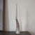 Mid-Century Modern Vintage Sculptural Horn & Silver Tone Taper Candle Holder For Sale - Image 3 of 3
