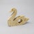 1970s original stunning swan sculpture in travertine designed by enzo mari for f.lli mannelli. Made in...