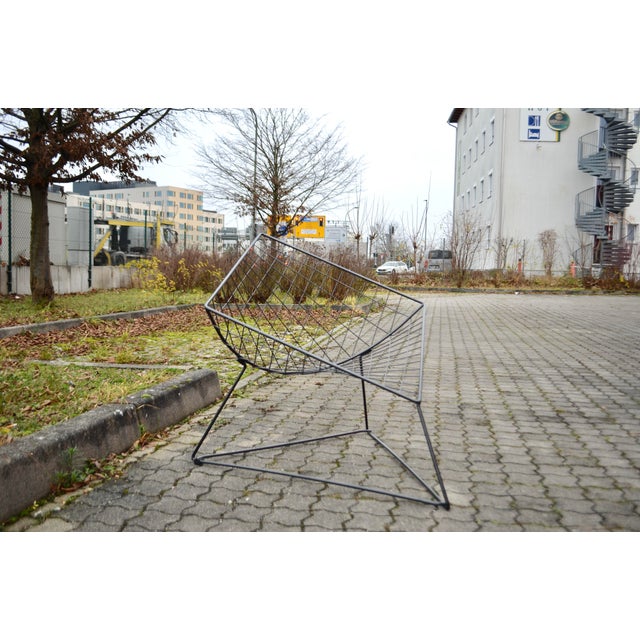 Model OTI 1980 Wire Lounge Chair by Niels Gammelgaard for Ikea, 1986 For Sale - Image 16 of 17