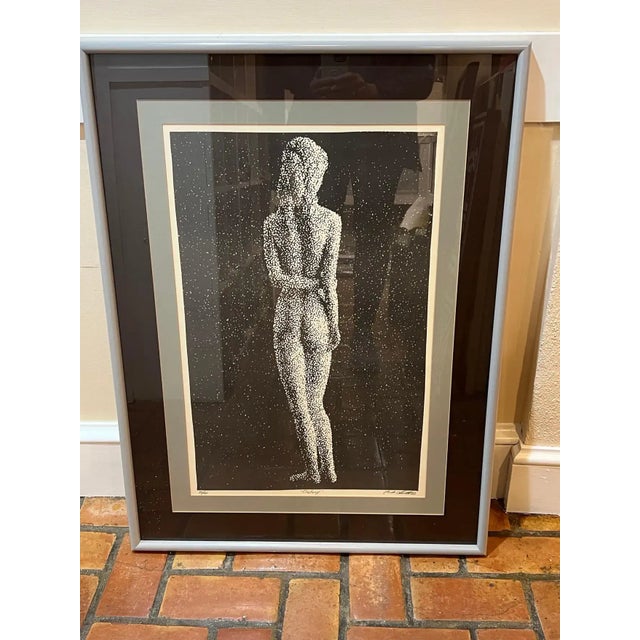 1980s Large Post Modern Nude Signed Lithograph For Sale In New York - Image 6 of 13