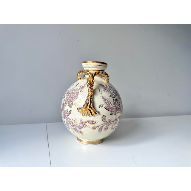 Bitossi 1960s Italian Tassel Pottery Vase For Sale - Image 4 of 11