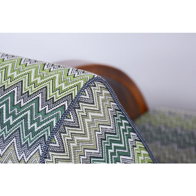 Art Deco Lounge Chair attributed to Jindřich Halabala for Up Závody, Former Czechoslovakia, 1920s For Sale - Image 3 of 16