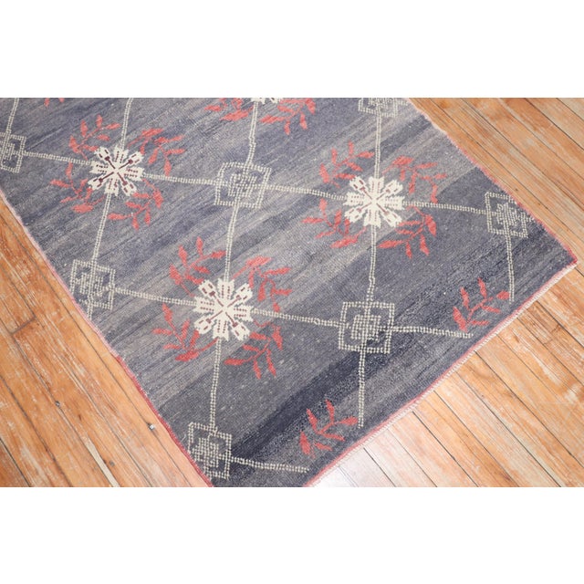 Zabihi Collection Vintage Turkish Konya Small Rug - 2'10" x 5'1" For Sale - Image 11 of 18