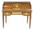 Louis XVI 19th C. Bronze Mounted Figural Marqetry Inlaid Roll Top Desk For Sale