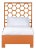 Honeycomb Bed Twin - Orange For Sale
