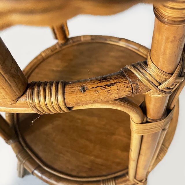 Italian Modern Bamboo Coffee Table, 1970s For Sale - Image 11 of 15