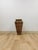 This gorgeous vintage pencil reed Gabriella Crespi style tall vase is a striking and highly decorative coastal and boho...