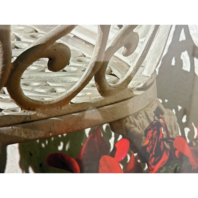 Circa 2005 Ravi Anand "Garden Bench, Sausalito" Framed Photograph Edition 11 of 15 For Sale In San Francisco - Image 6 of 12