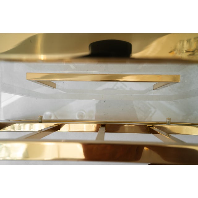 Brass and Glass Newspaper Stand, Vienna, Austria, 1920s For Sale - Image 11 of 16
