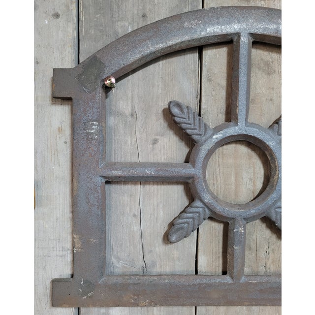 Cast Iron Farmhouse Window Frame For Sale - Image 3 of 6