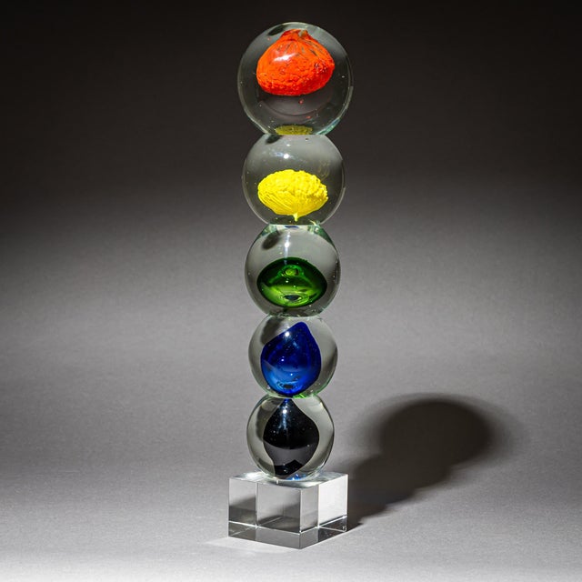 Hand-Blown Glass Art Object, Murano Glass, Italy, 2nd Half 20th Century For Sale In New York - Image 6 of 7