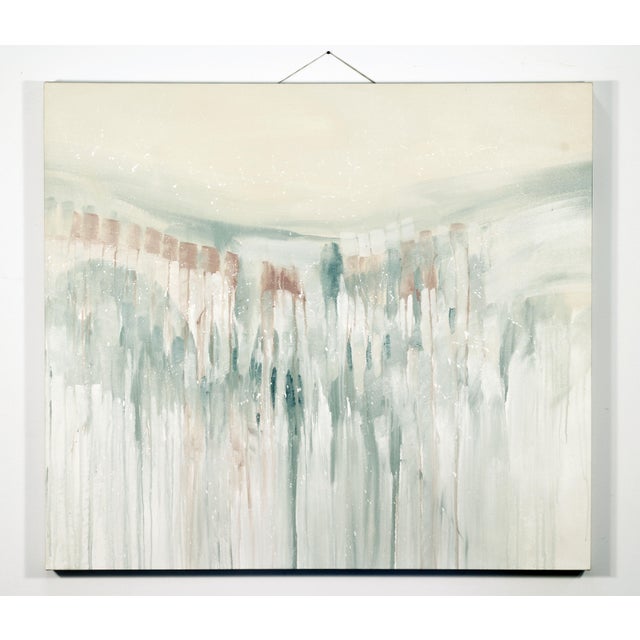 Vintage abstract oil painting on canvas by Greg Copeland. It is gallery wrapped adding dimension to your wall once hung....