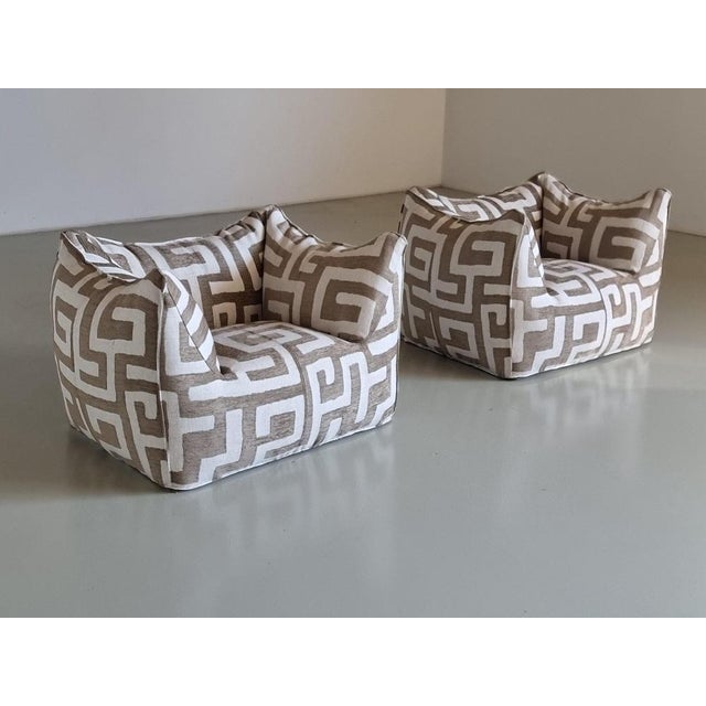 Le bambole lounge chairs, mario bellini, c&b italia, 1970s set of 2 bambole lounge chairs by mario bellini. These chairs...