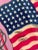 Red Antique ‘Tobacciana’ Flannel American Flags/Textile Tobacco Premium Inserts- Set of 4 For Sale - Image 8 of 11