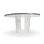 Round Glass Adam Dining Table by Galotti & Radice for Studio G&R For Sale - Image 4 of 6