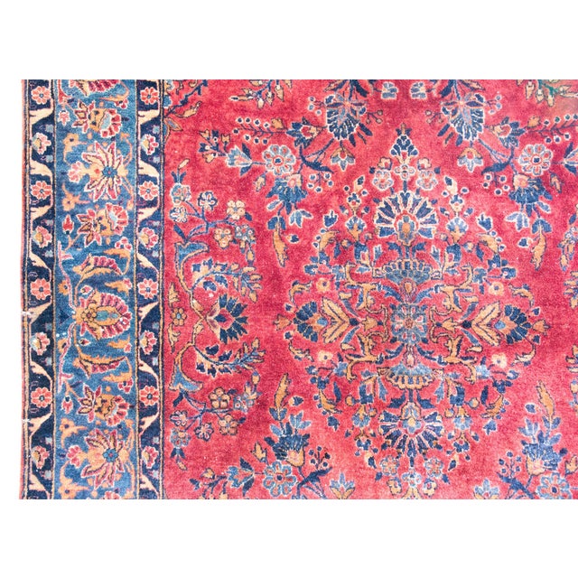 Early 20th Century Persian Kashan Rug For Sale - Image 9 of 17