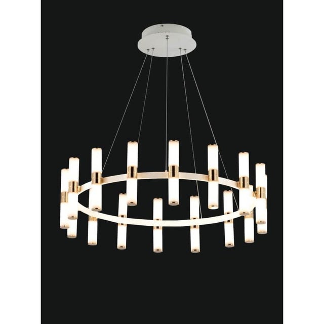 Contemporary Pioggia Di Luce Chandelier in Metal by Jago For Sale - Image 3 of 8