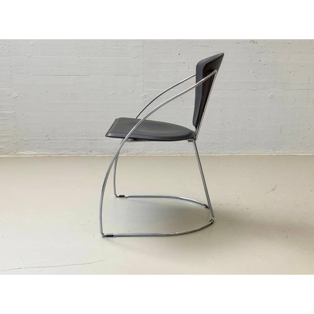 Vintage Linda Dining Chair by A. Rizzatto for Lo Studio, 1980s For Sale - Image 11 of 13