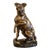 Early 20th Century French Terracotta Fox Terrier Sculpture Signed T. Cartier For Sale