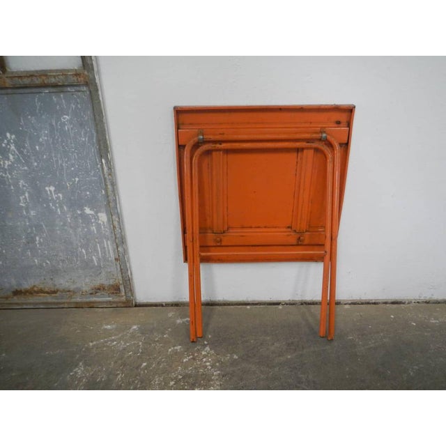 1970s Folding Garden Table, 1970s For Sale - Image 5 of 9