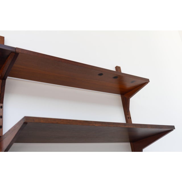 Vintage Danish Pau Ferro Modular Wall Unit by Poul Cadovius for Cado, 1960s For Sale - Image 9 of 18
