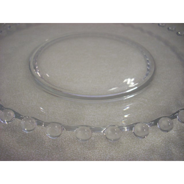 1950s Glass Candlewick Luncheon Plates Set of 5 Chairish