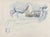 Mino Maccari, Nudes Drawing, 1934, Pencil and Pastel For Sale