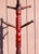 Wood 1900s Antique Hunzinger Mahogany Hat & Coat Rack Hall Tree For Sale - Image 7 of 15