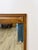 Wood Vintage MCM Walnut Wood Mirror, Bowtie Detail Rectangle Wall Mirror Mid Century For Sale - Image 7 of 8